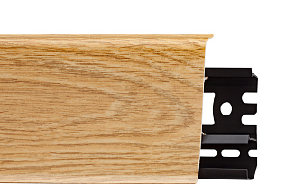 Плинтус со съемной панелью Дуб Изысканный 70мм (09)