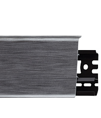 Плинтус со съемной панелью Аллюминиум 70мм (17)