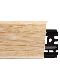 Плинтус со съемной панелью Дуб Лингбург 70мм (04)