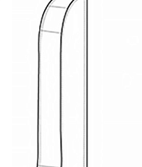 Заглушка правая Дуб Бургос 70мм (20)