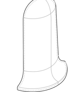 Наружный угол Дуб Лютея 70мм (29)