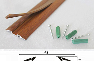 Порог алюминиевый 1,8 м, RGA2, 05-11