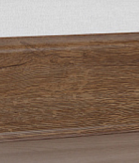 Плинтус с кабель-каналами 211 Дуб рустик 70мм