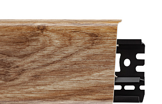 Плинтус со съемной панелью Дуб Лаплант 70мм (06)