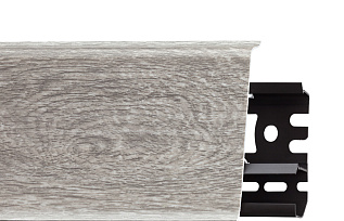 Плинтус со съемной панелью Дуб Модена 70мм (23)