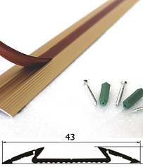 Порог алюминиевый 1,8 м, RGA2, 02-2